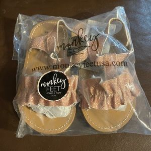 2-3 year Monkey Feet USA Sassy Sandals